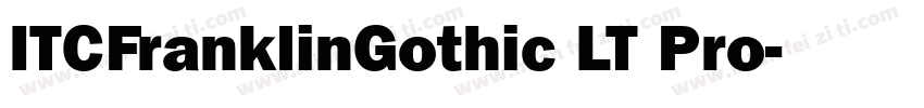 ITCFranklinGothic LT Pro字体转换